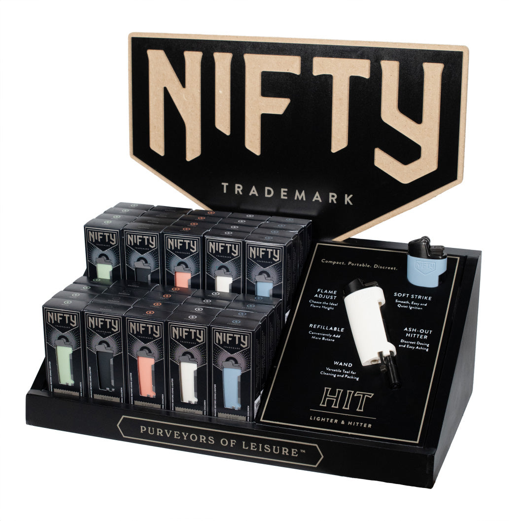 Nifty Hit 40pc Wood Shelf Display